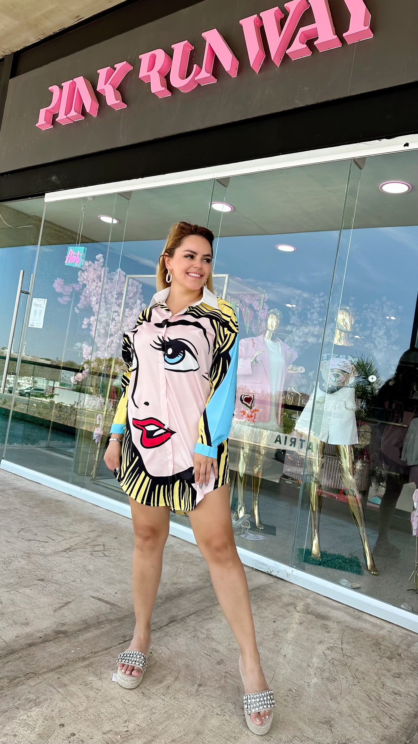 BLUSON ROSTRO MULTICOLOR