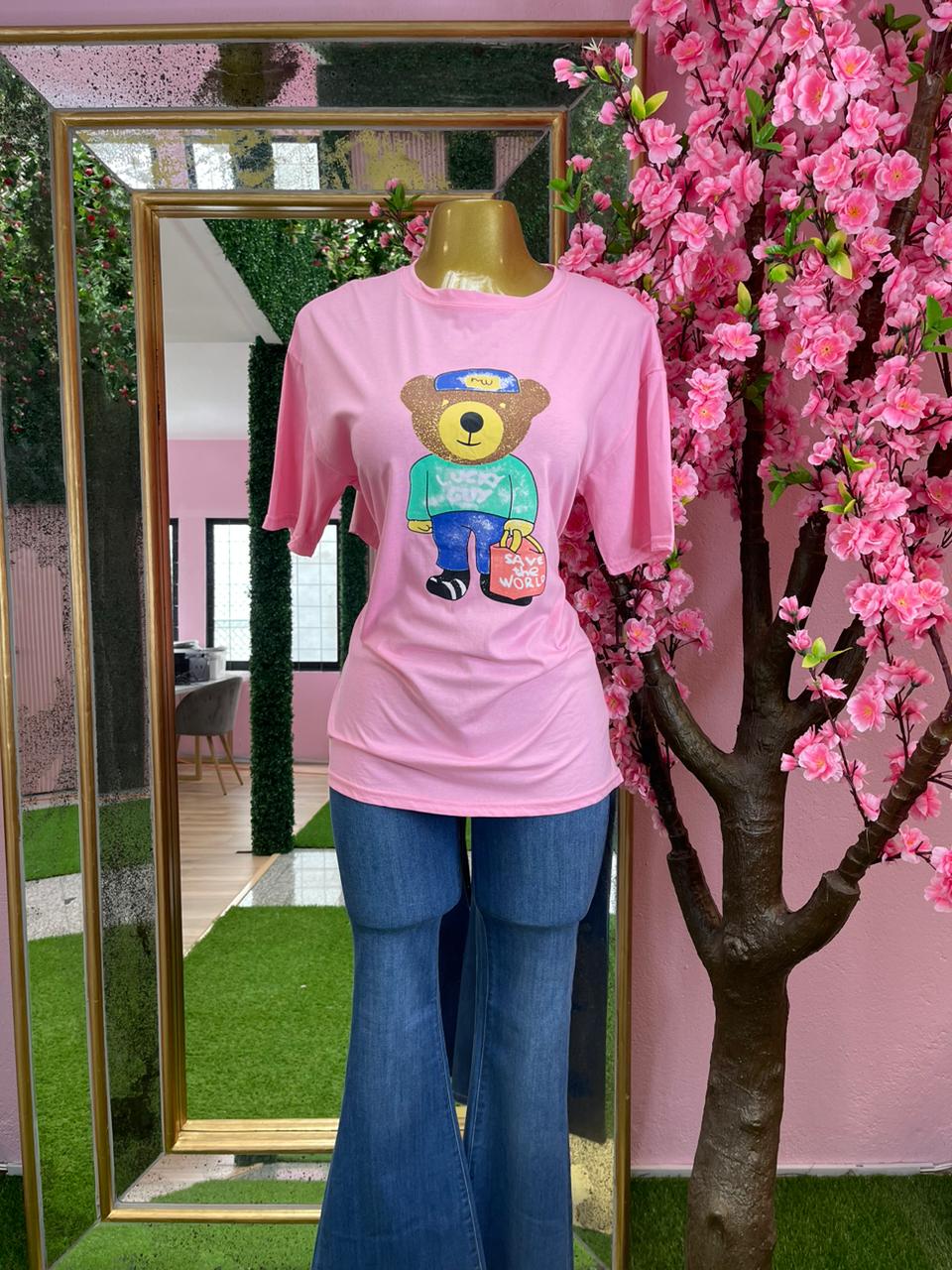 PLAYERA TEE BASIC MC OSO