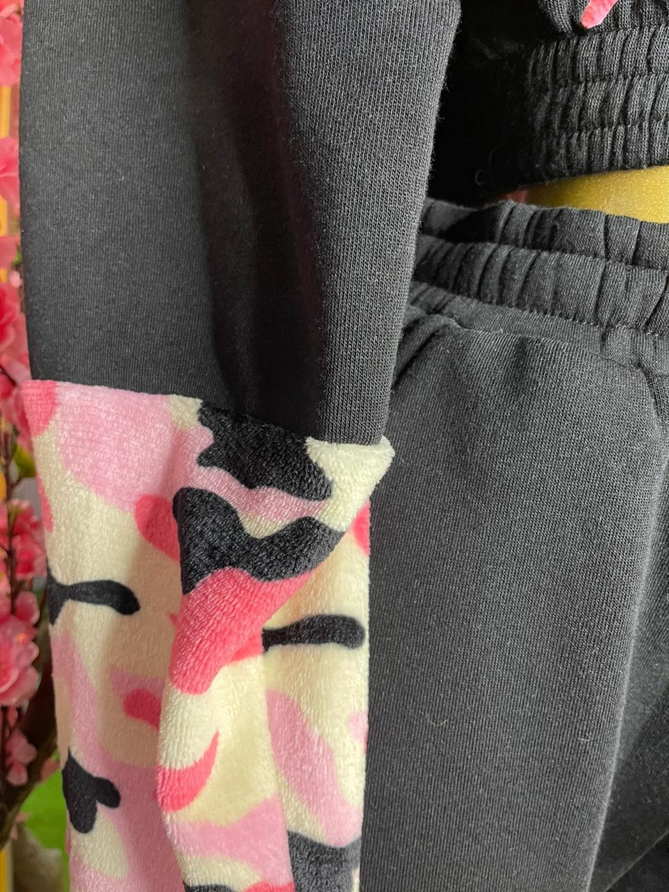 CONJUNTO DEPORTIVO PANS PINK NEGRO