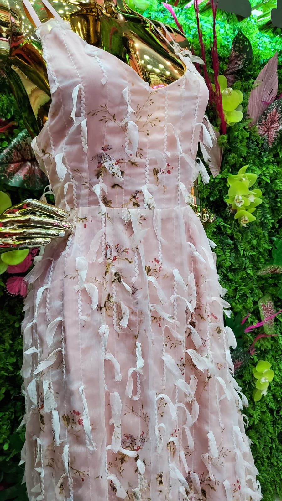 VESTIDO DE TIRANTES FLORES