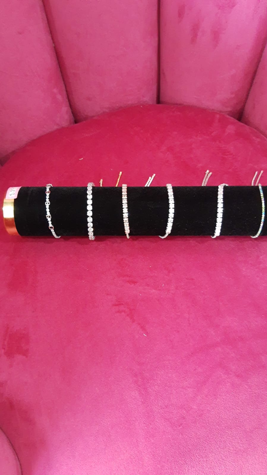 PULSERA DE CRISTALES 1 HILO DIF MODELOS
