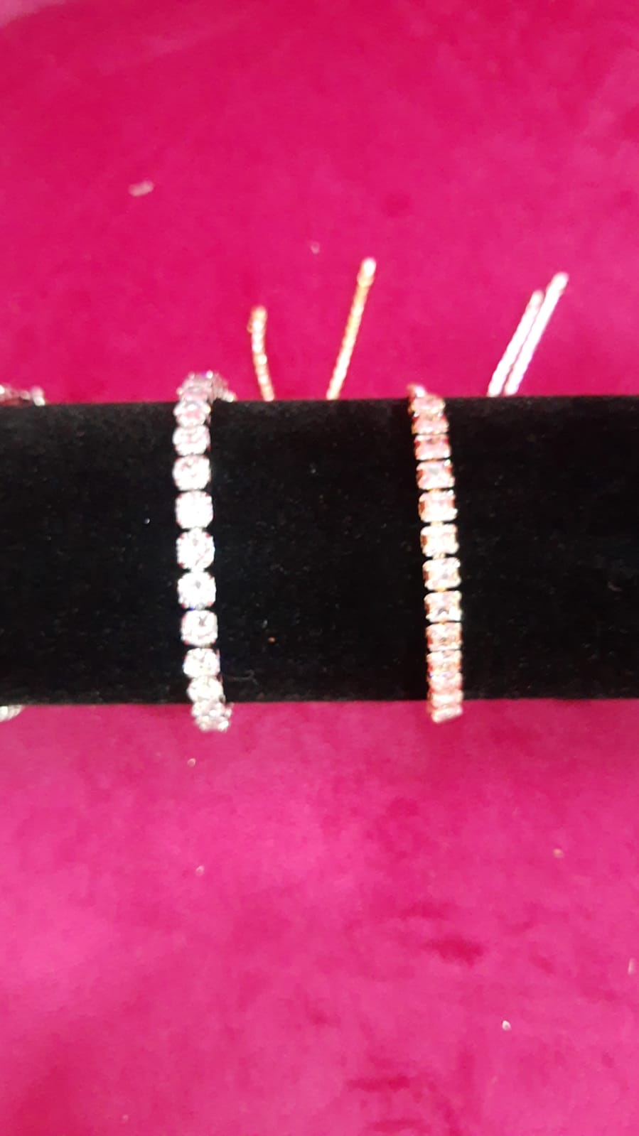 PULSERA DE CRISTALES 1 HILO DIF MODELOS
