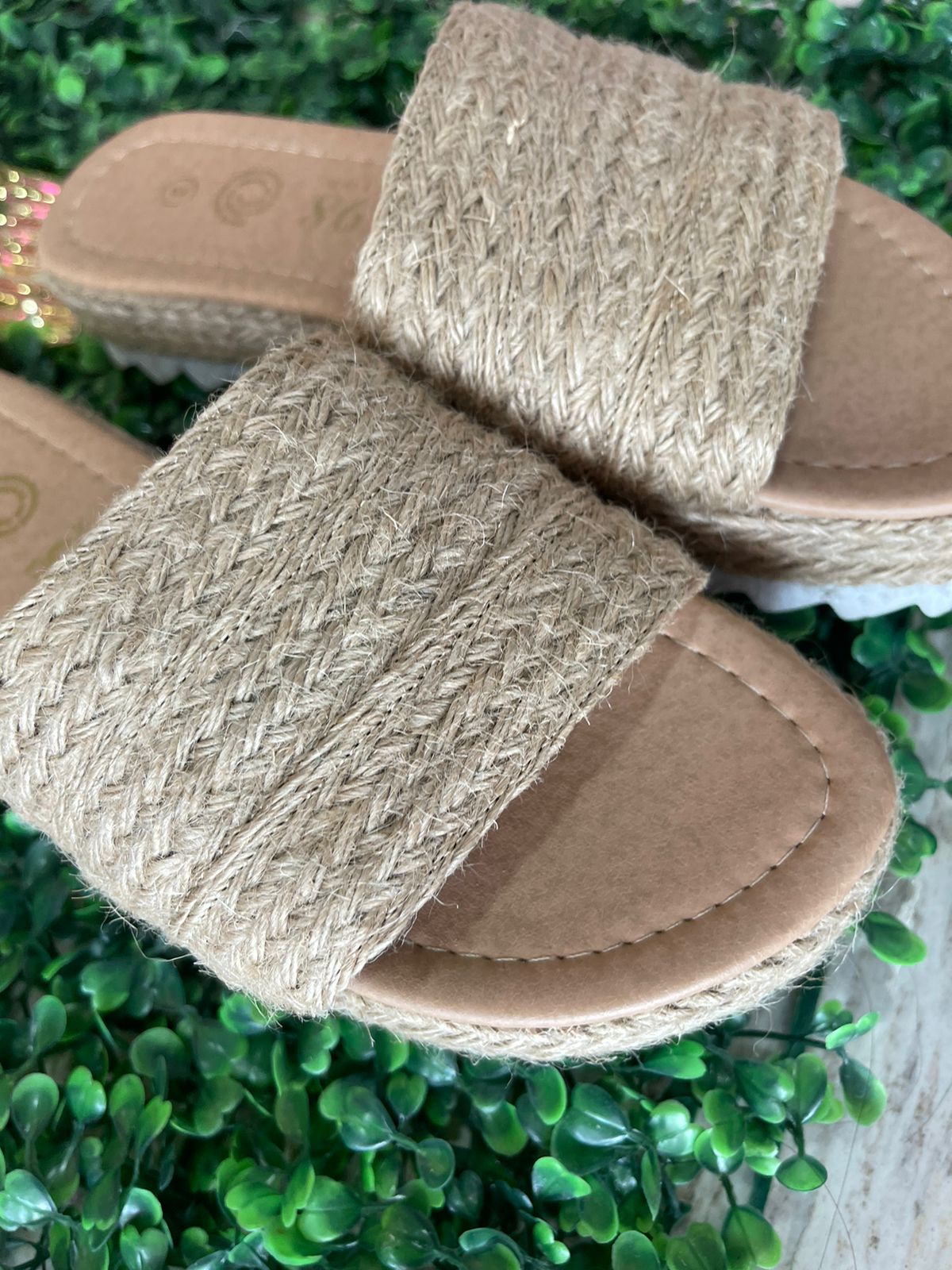 SANDALIAS TEJIDAS NUDE