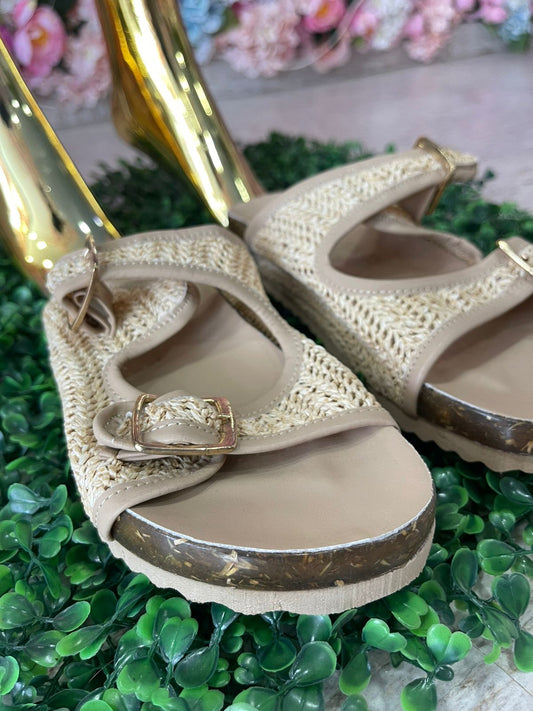 SANDALIAS BROCHE NUDE