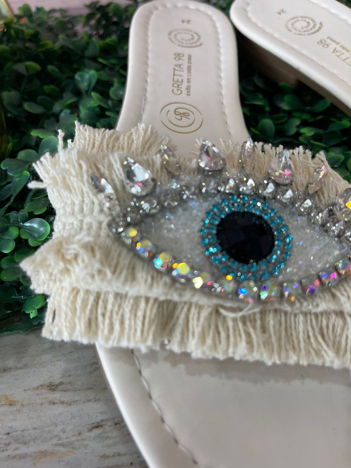 SANDALIAS OJO TURCO WHITE