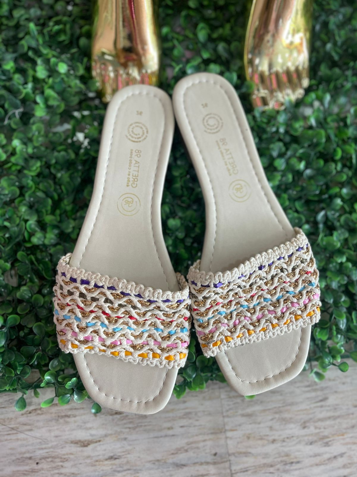 SANDALIAS WHITE COLORS