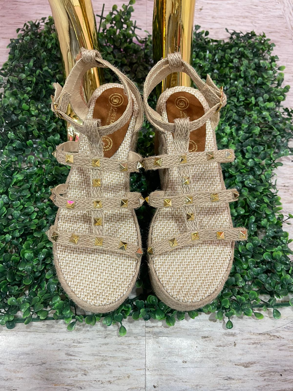 SANDALIAS PLATADORMA BROQUEL GOL