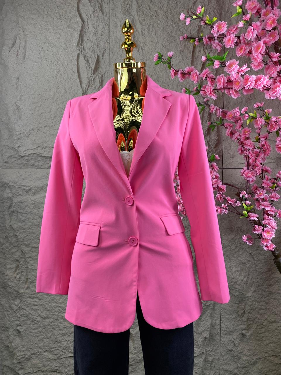 BLAZER LISO ROSA