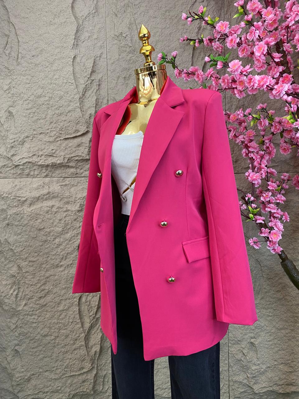 BLAZER CON BOTONES MEDIA ESFERA FIUSHA