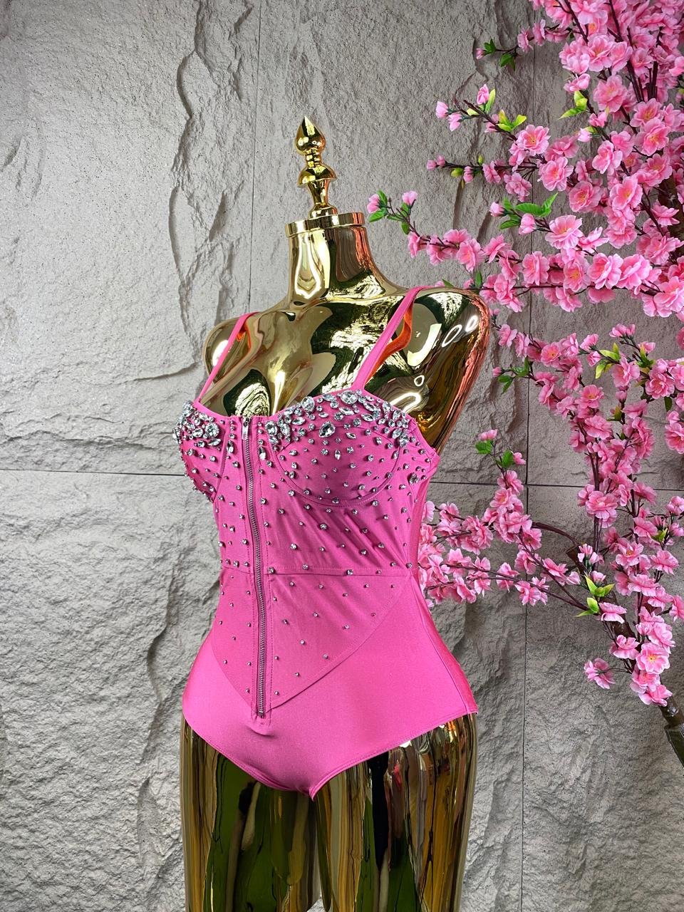 BLUSA BODY DE TIRANTES CON BROQUELES FIUSHA