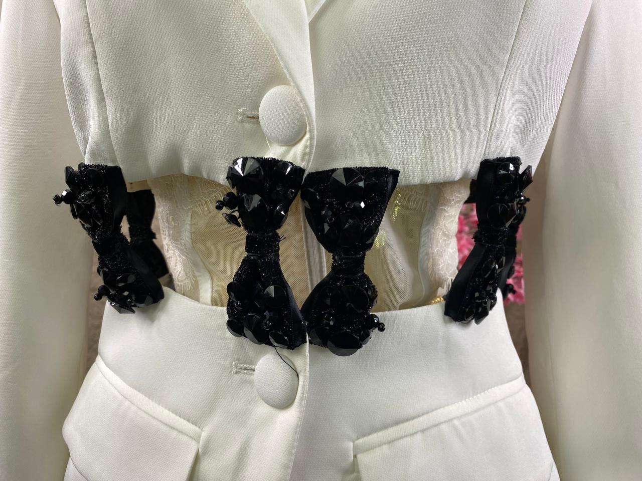 BLAZER MOÑOS MARFIL