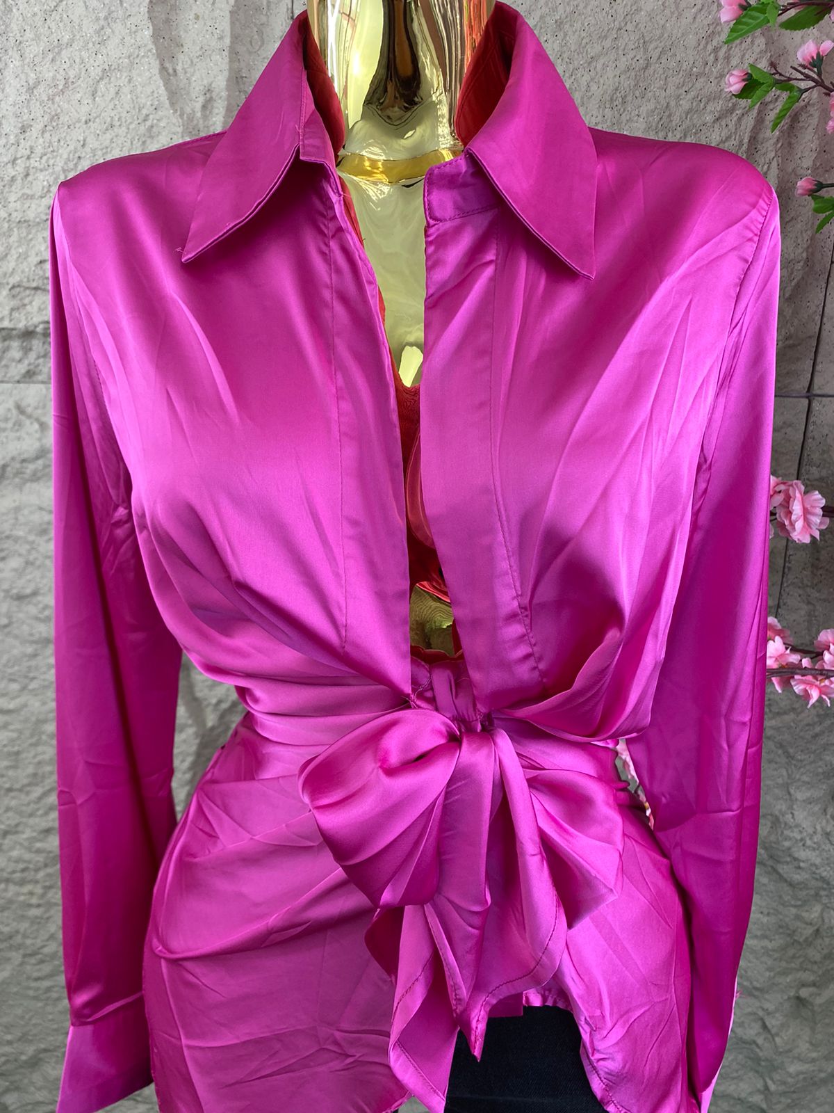 BLUSA ML DRAPEADA FIUSHA