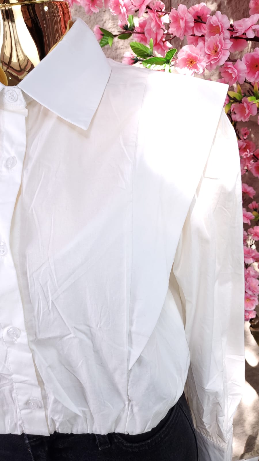CAMISA MANGA 3/4 BLANCA