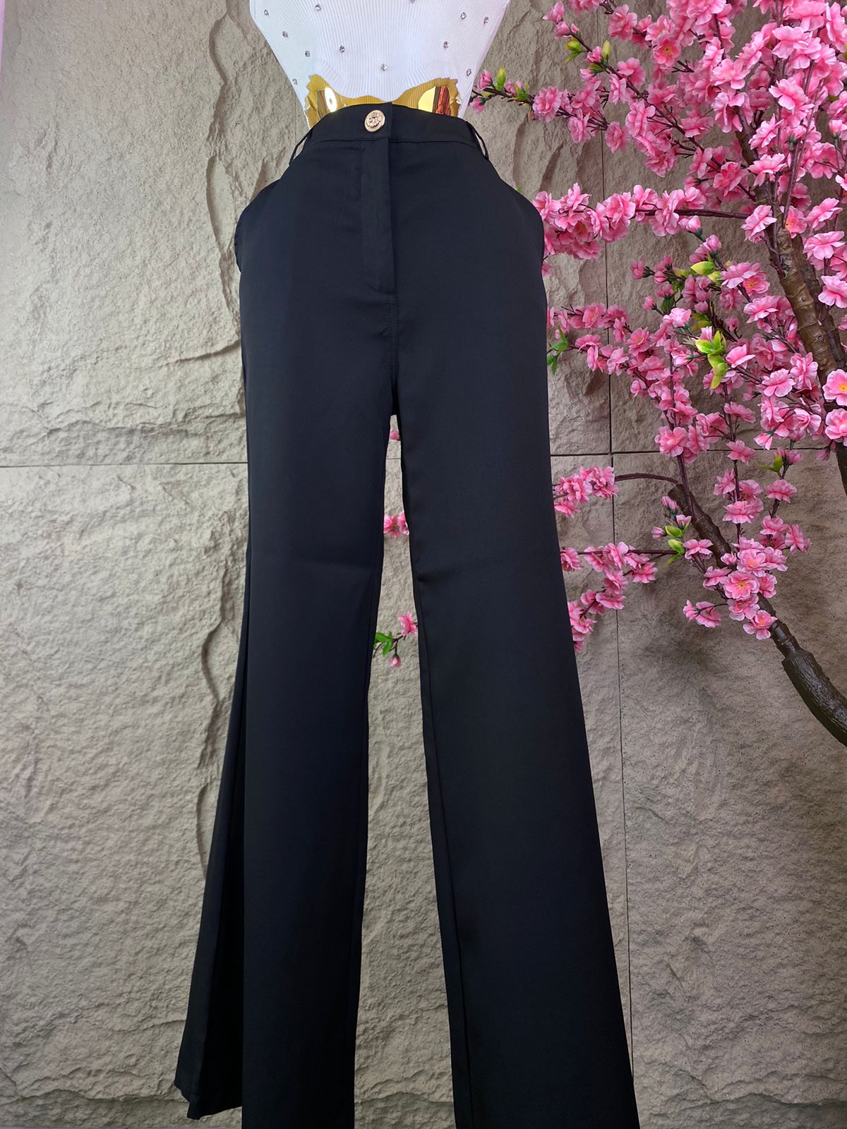 CONJUNTO PANTALON/SACO LENTEJUELA NEGRO