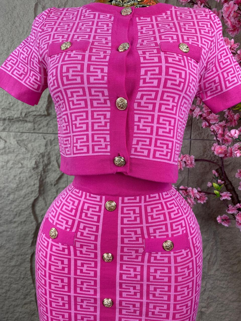 SET DE FALDA/TOP Y SACO MC ROSA