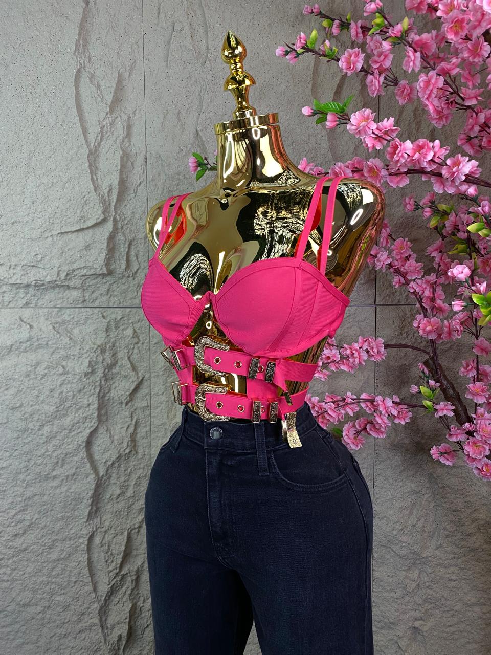 CROP TOP CINTURON