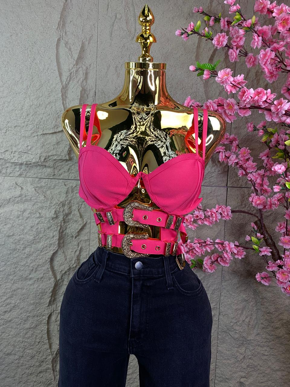 CROP TOP CINTURON