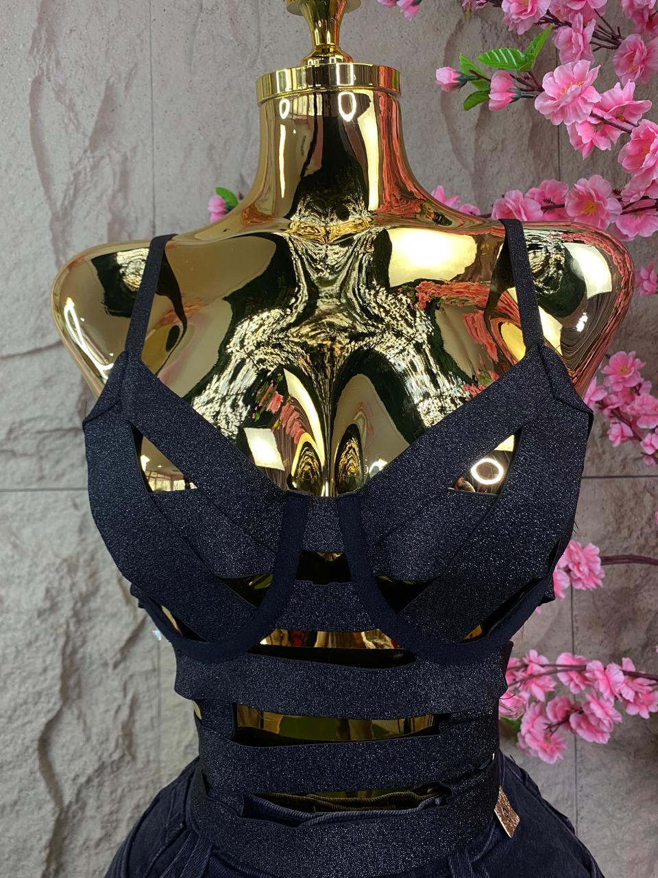 CROP TOP CINTAS ELASTICAS