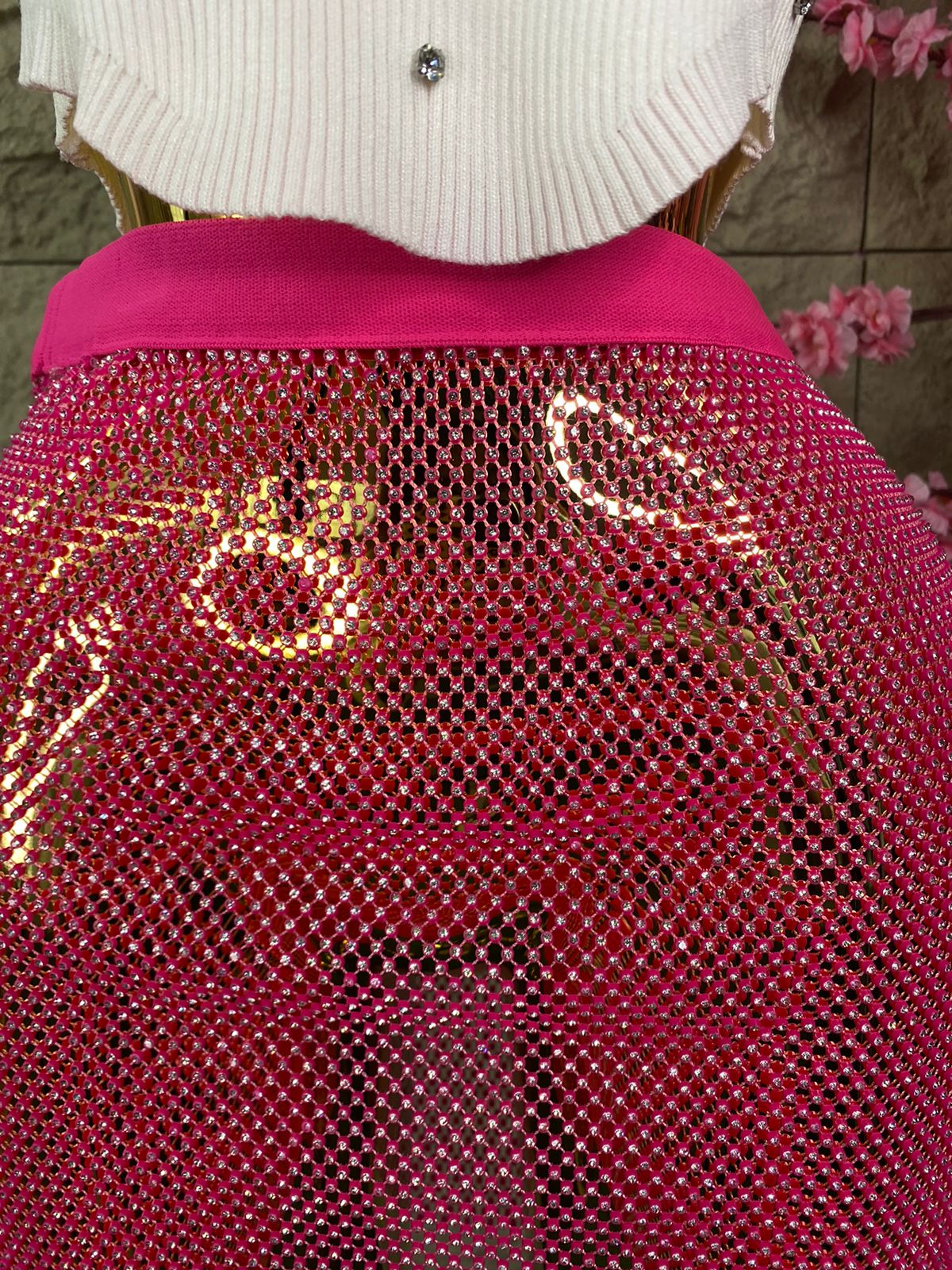 FALDA BRILLOS PLAST. COLORES