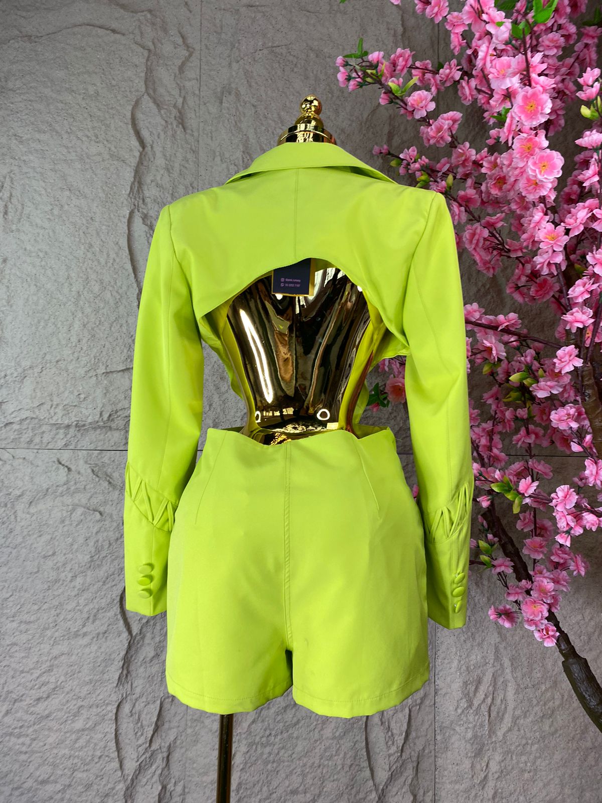 JUMPSUIT ESPALDA DESCUBIERTA VERDE