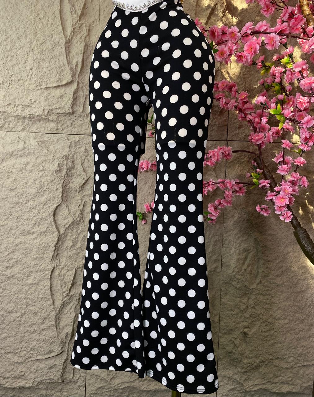 PANTALON CAMPANA LUNARES