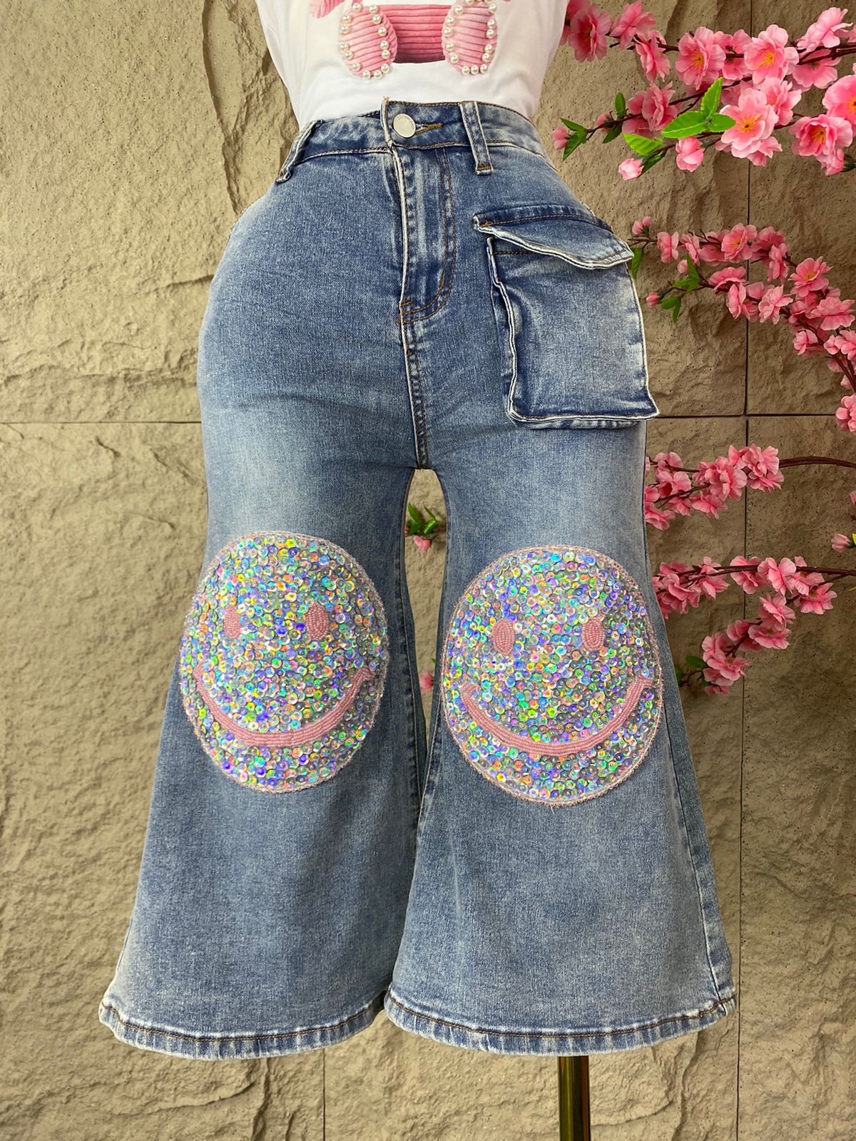 PANTALON PESCADOR CON APP EN CHAQUIRA MEZCLILLA