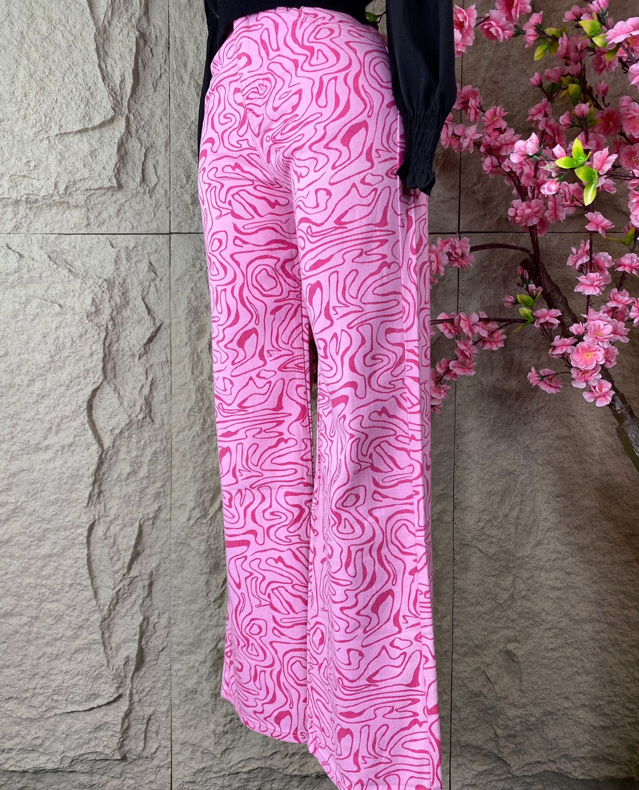 PANTALON RECTO MEZCLILLA GRECAS