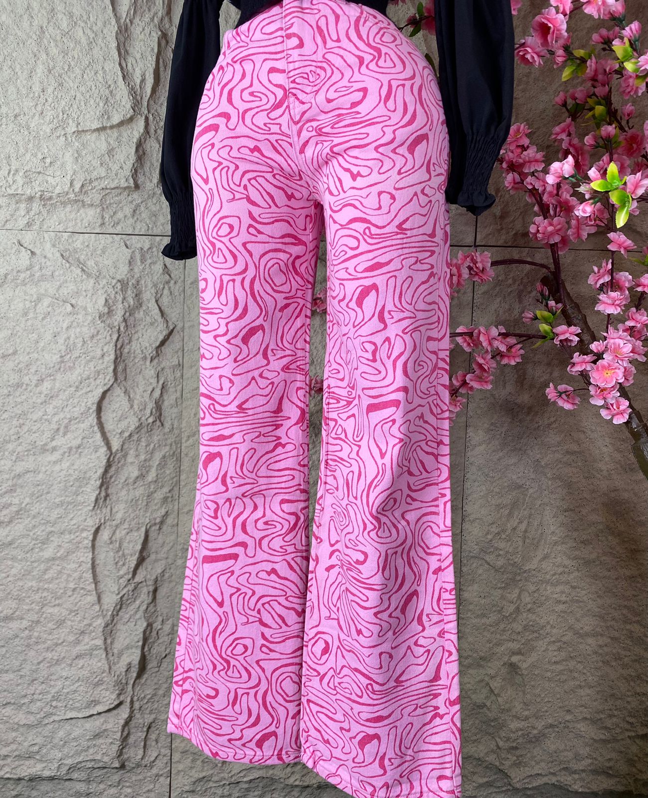 PANTALON RECTO MEZCLILLA GRECAS