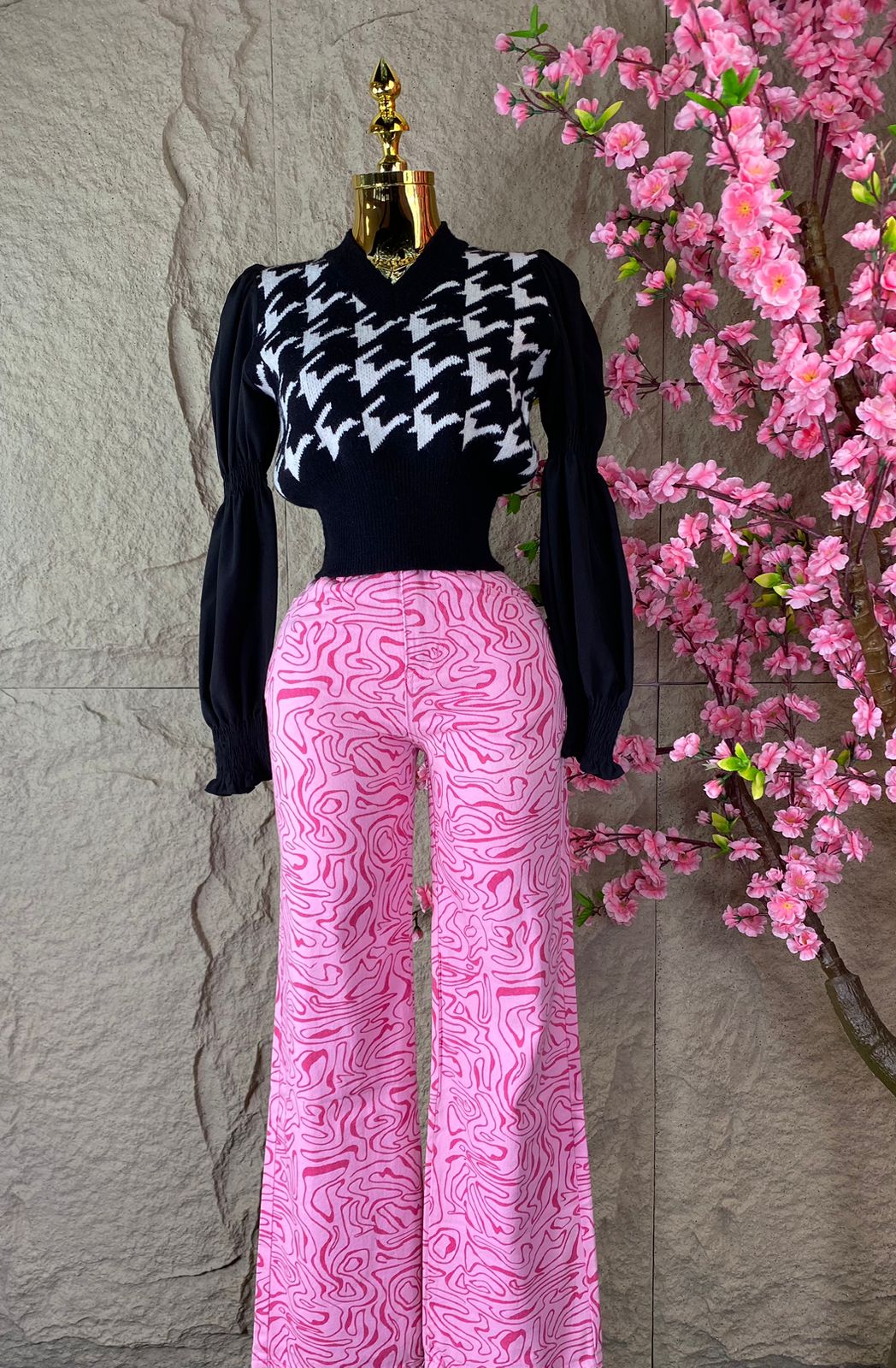 PANTALON RECTO MEZCLILLA GRECAS