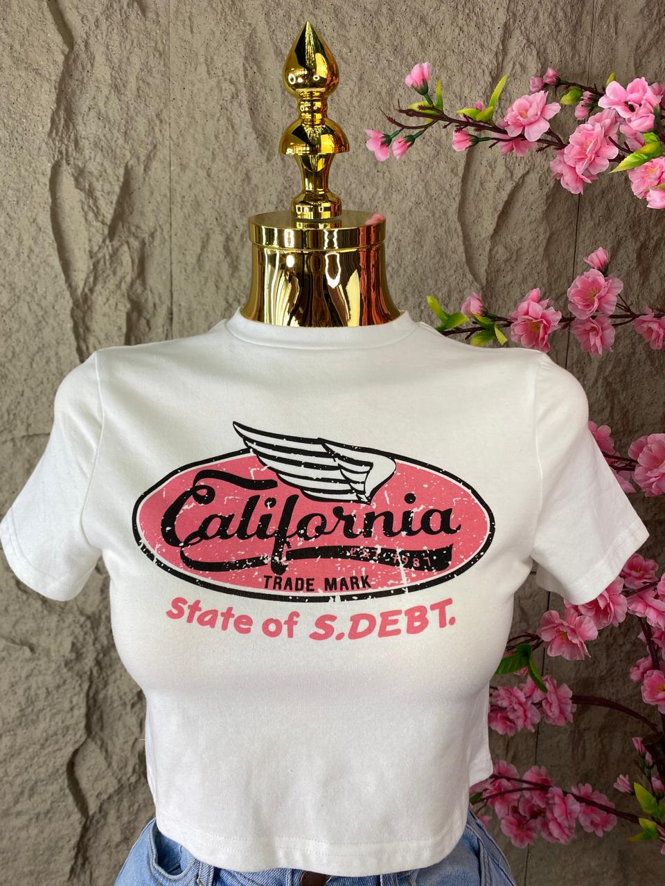 PLAYERA CORTA CALIFORNIA
