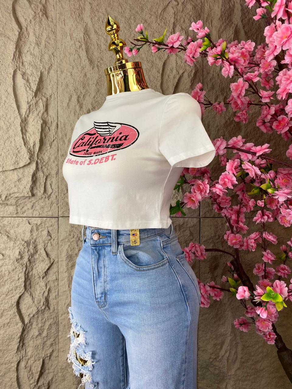 PLAYERA CORTA CALIFORNIA
