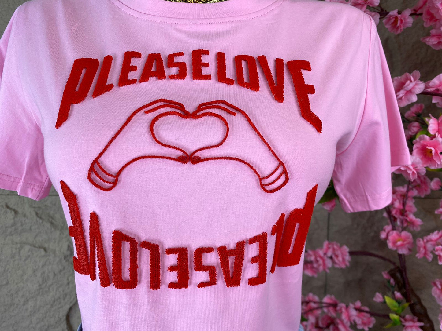 PLAYERA TEE LOVE PLEASE LOVE
