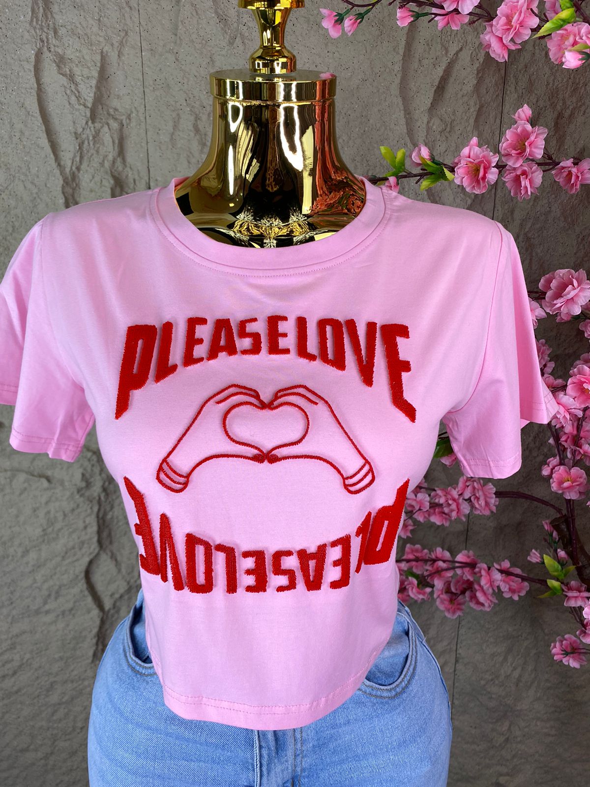 PLAYERA TEE LOVE PLEASE LOVE