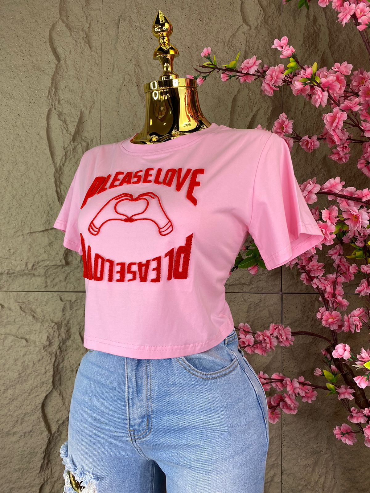 PLAYERA TEE LOVE PLEASE LOVE