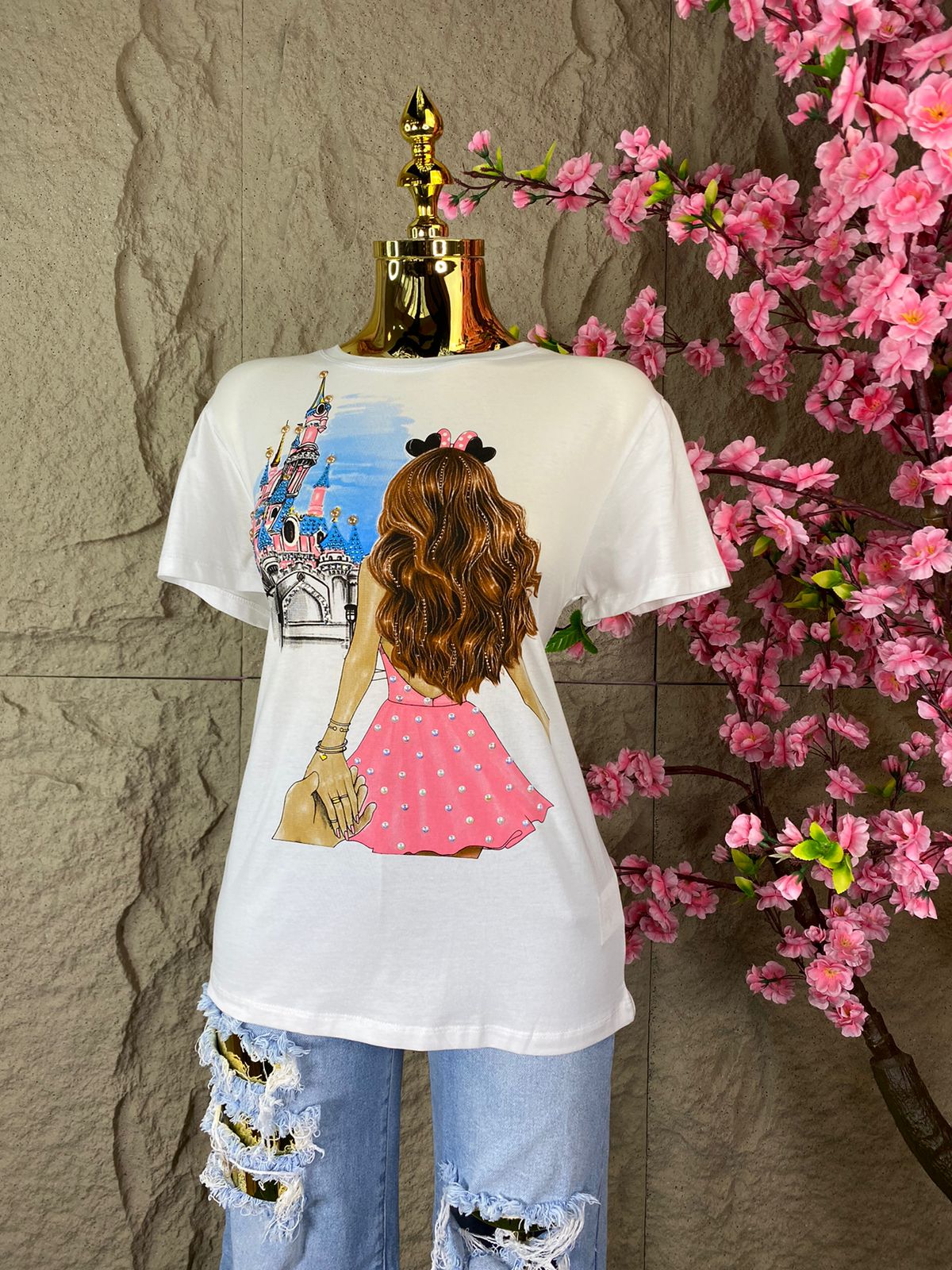PLAYERA TEE CASTLE BLANCA