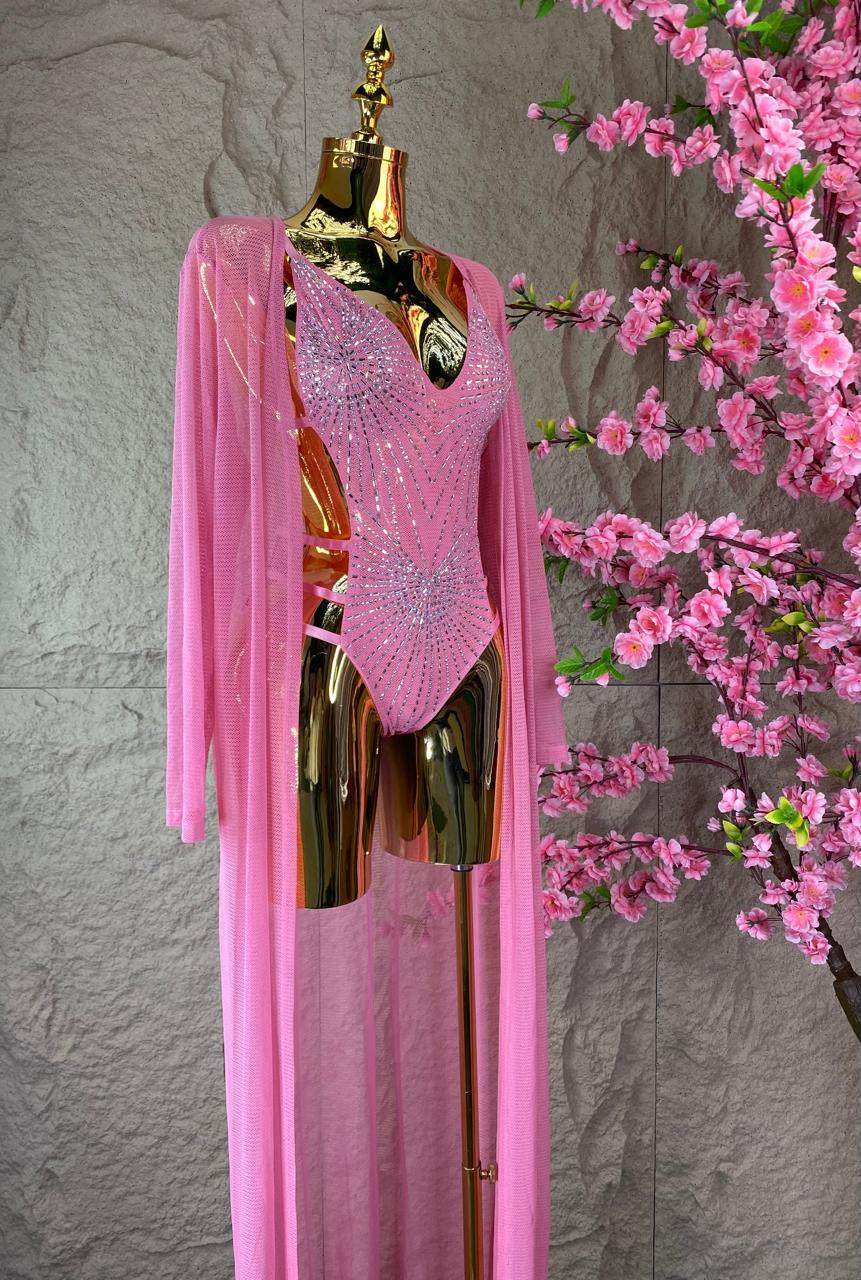 SET DE BODY/KAFTAN ROSA