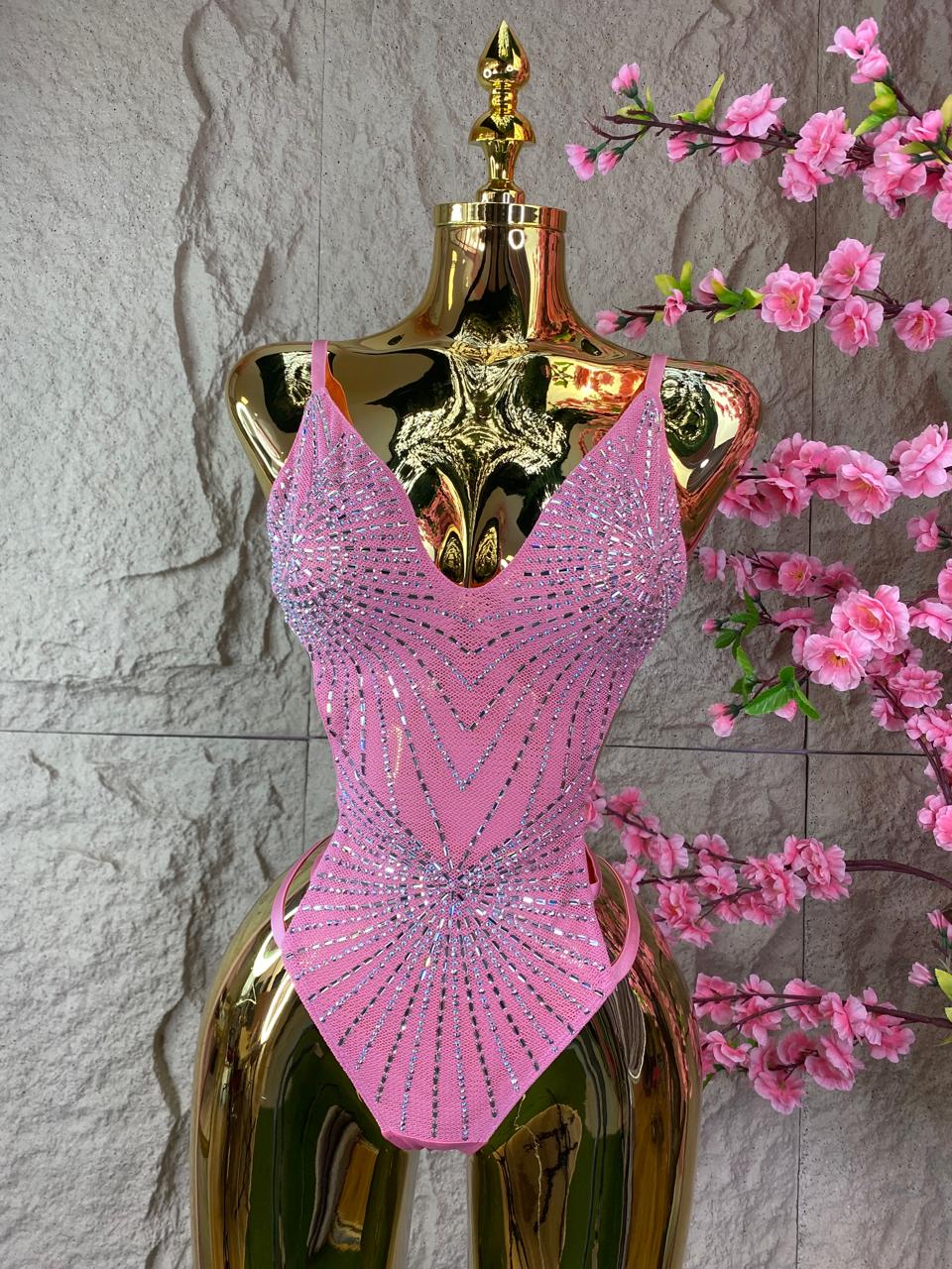 SET DE BODY/KAFTAN ROSA
