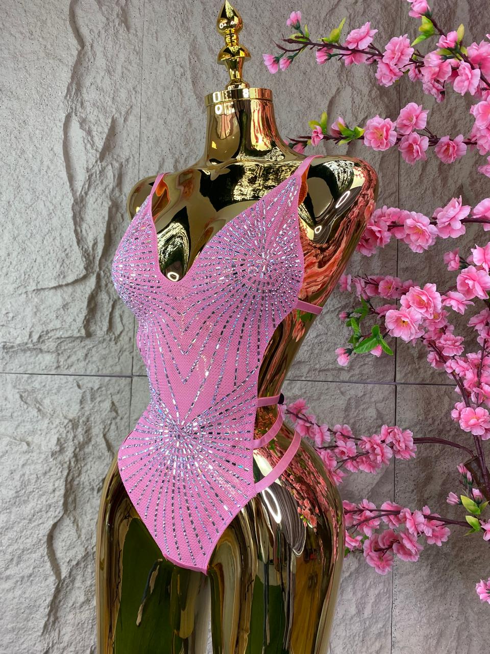 SET DE BODY/KAFTAN ROSA