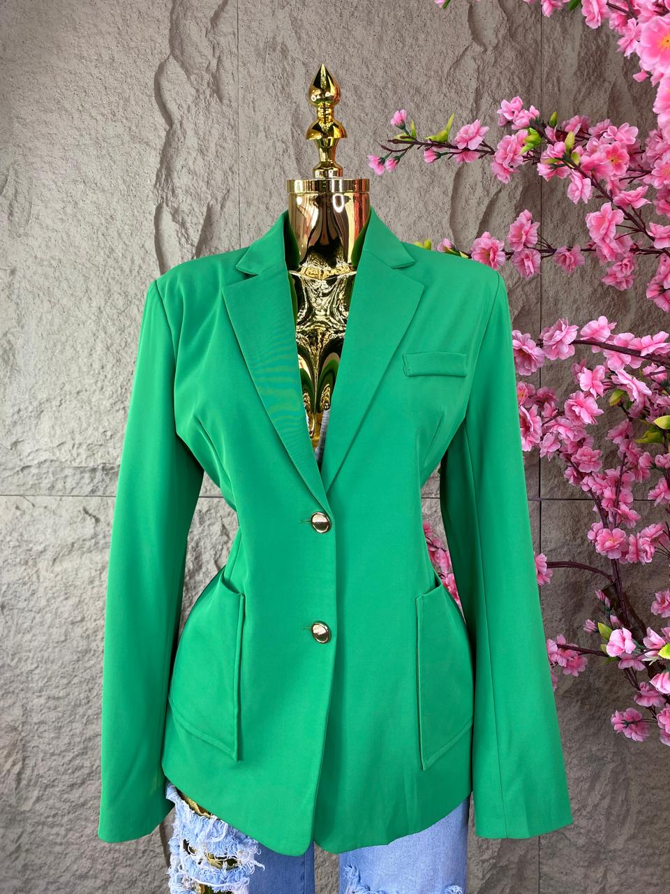 SACO LISO VERDE