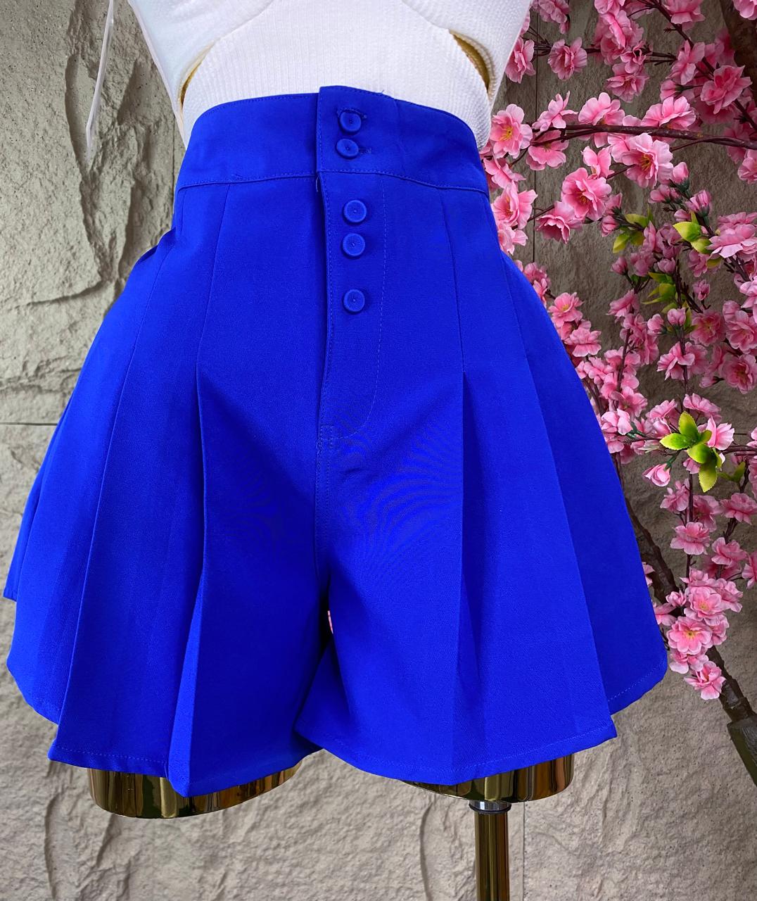 SHORT PLIZADO COLORES
