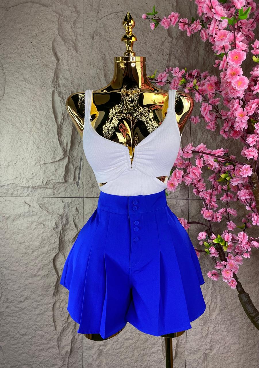 SHORT PLIZADO COLORES