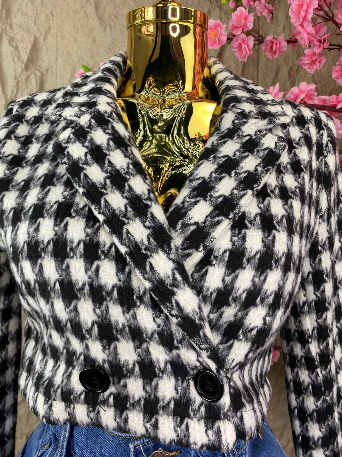 SWEATER TIPO SACO CORTO ZEBRA