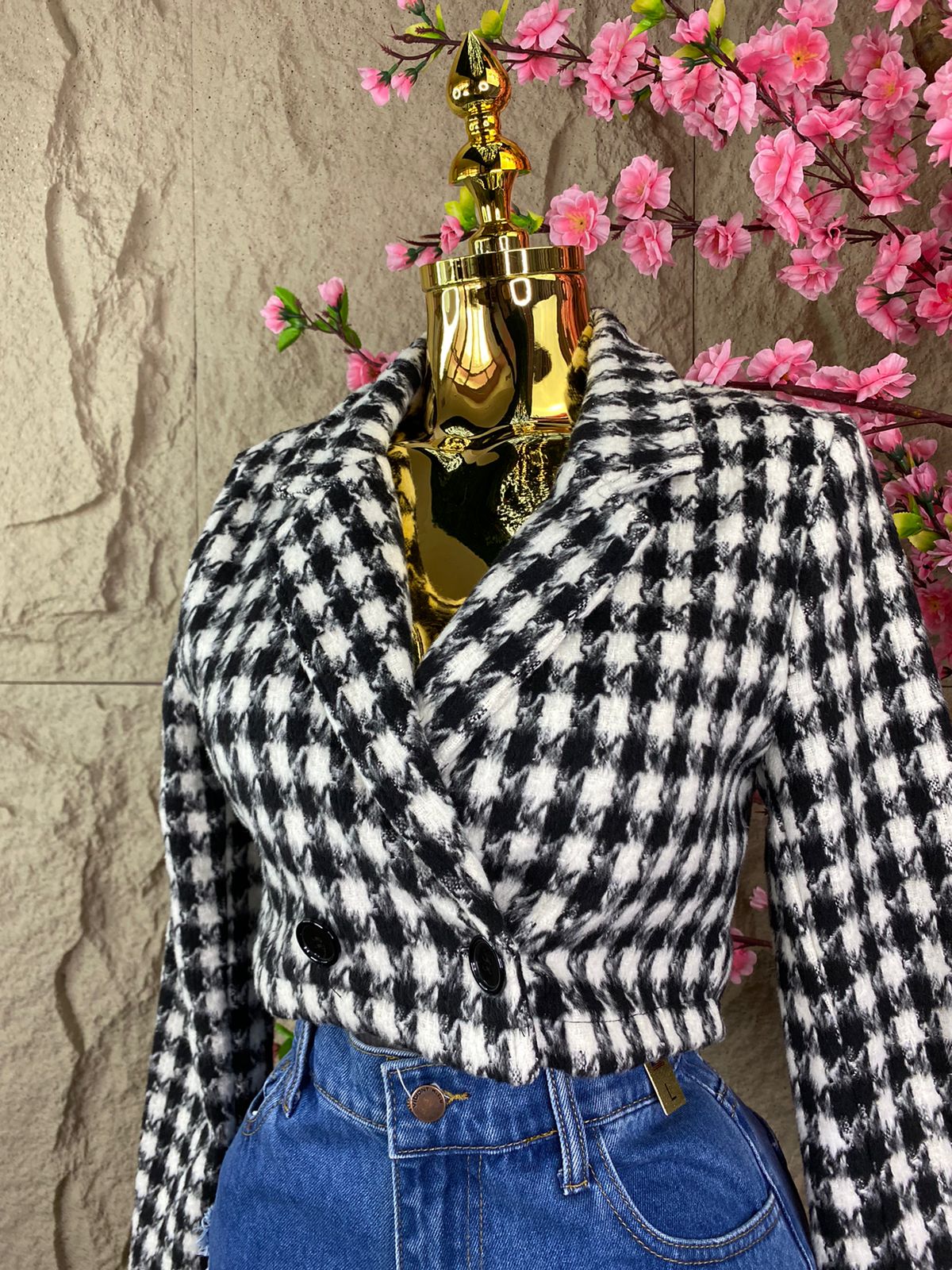 SWEATER TIPO SACO CORTO ZEBRA