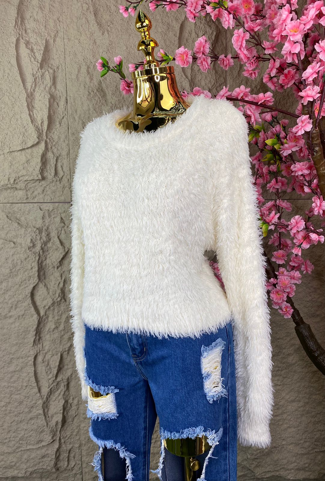 SWEATER PELINOS MARFIL