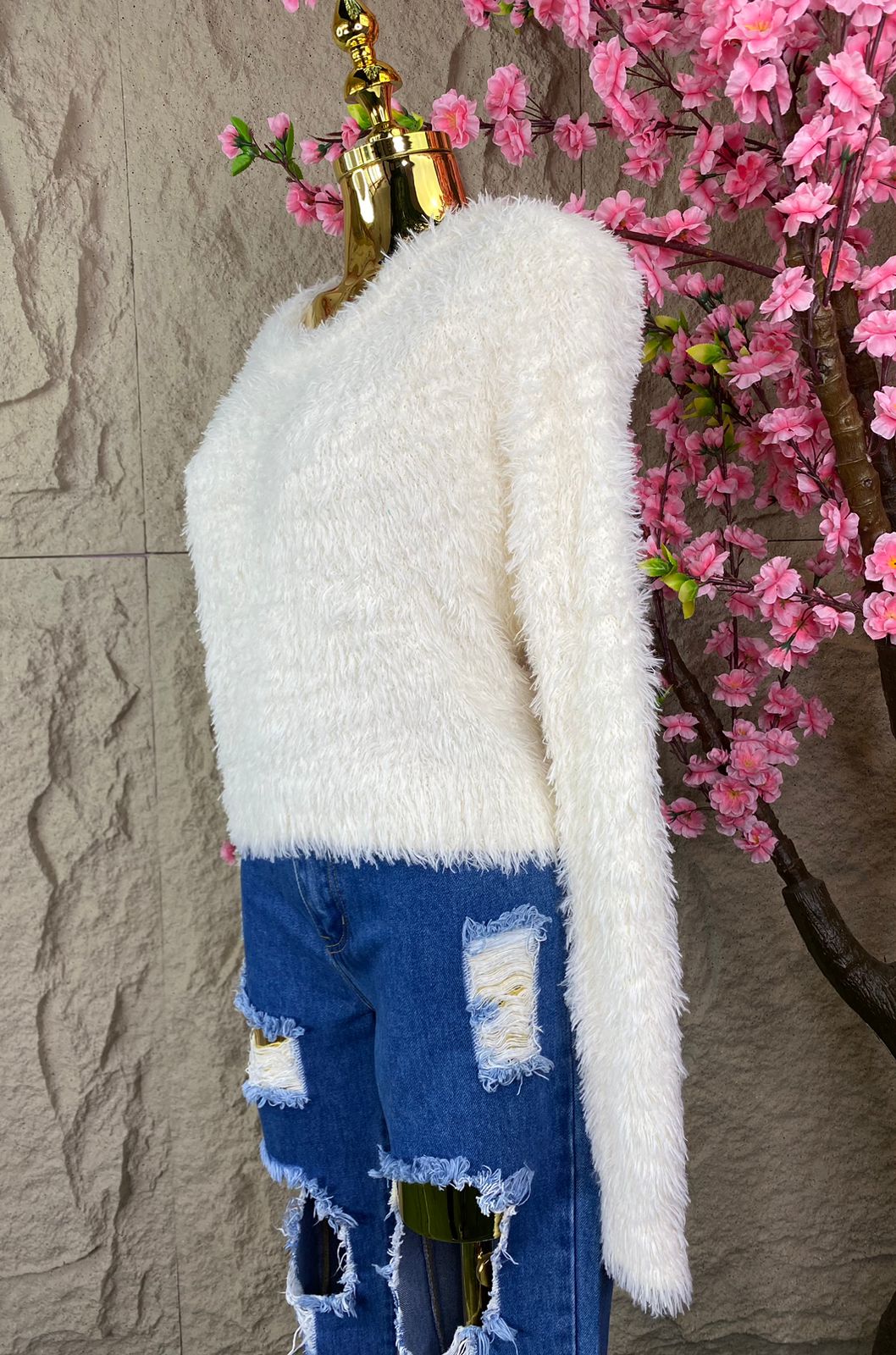 SWEATER PELINOS MARFIL