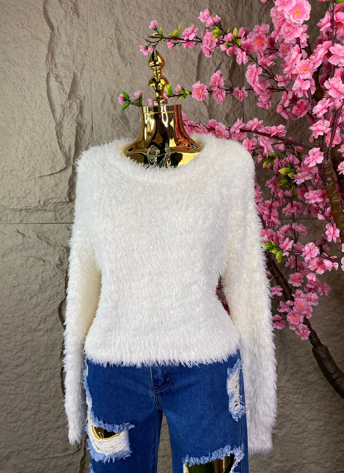 SWEATER PELINOS MARFIL