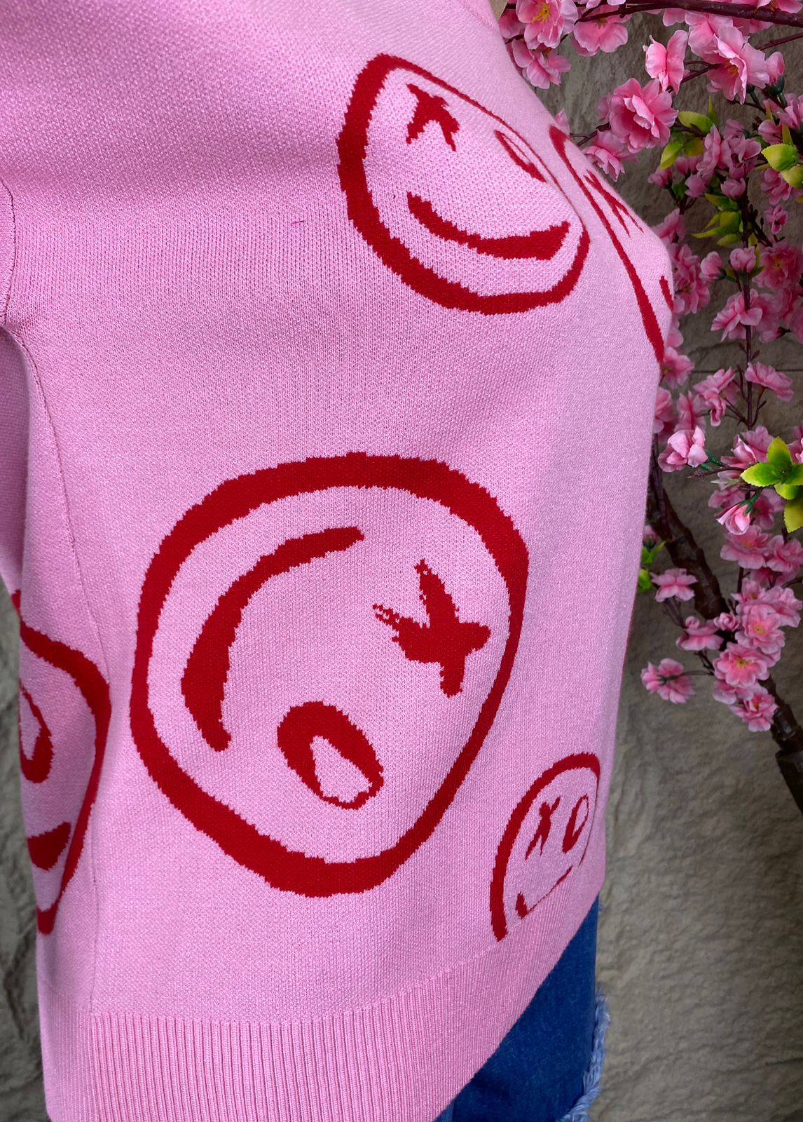 SWEATER DE PUNTO CARITAS ROSA