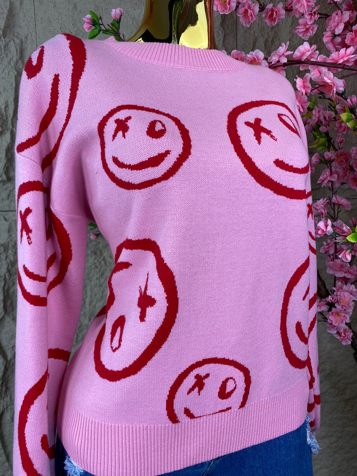 SWEATER DE PUNTO CARITAS ROSA