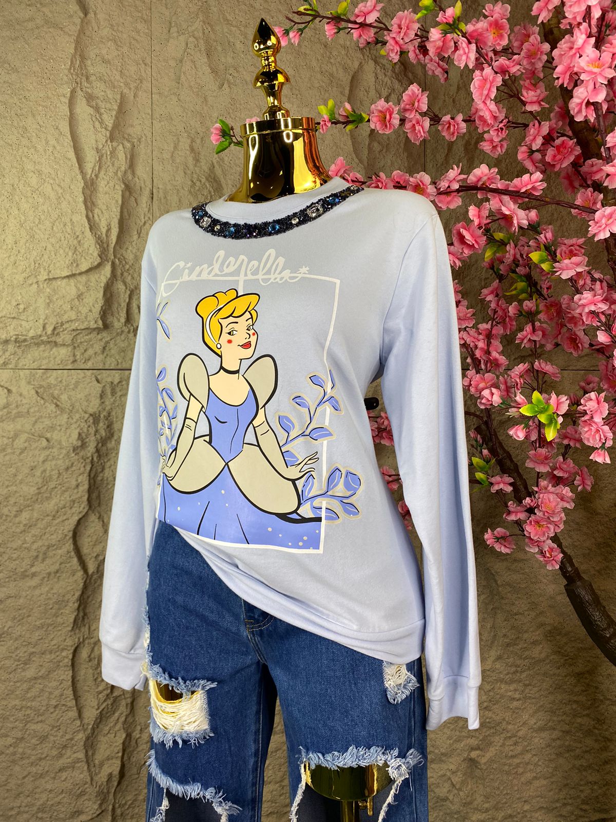 SUDADERA PRINCESS CON APPS