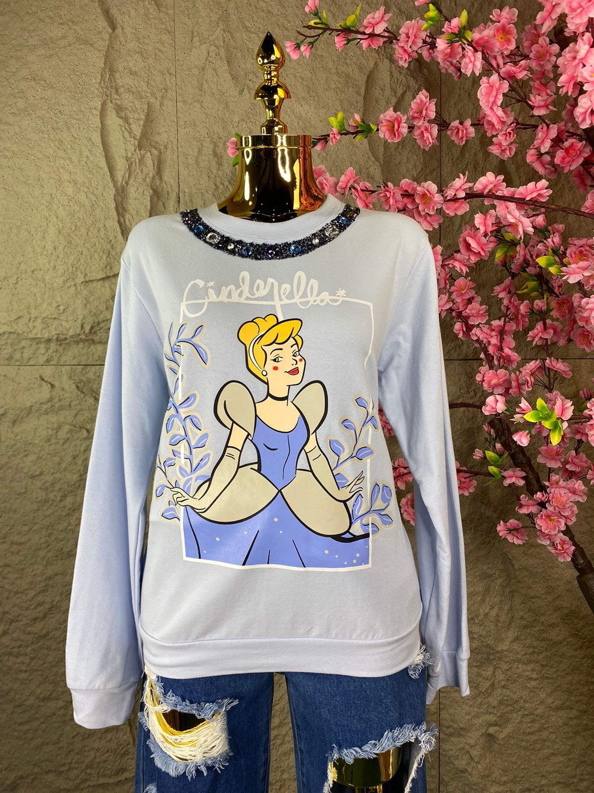 SUDADERA PRINCESS CON APPS